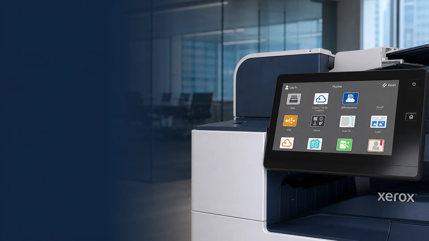 เครื่องถ่ายเอกสาร Xerox AltaLink C81XX ในสำนักงานสมัยใหม่